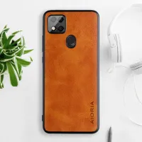 Etui AIORIA Vintage LEATHER do Xiaomi Redmi 9C pomarańczowy