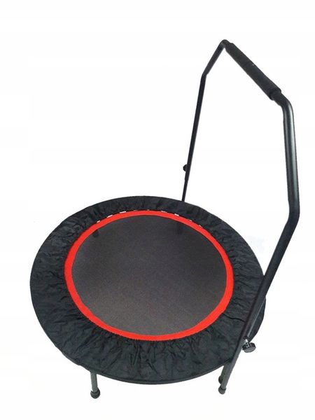 Trampolina domowa 100 cm Z REGULOWANĄ PORĘCZĄ, trampolina dla dzieci. zdjęcie 1