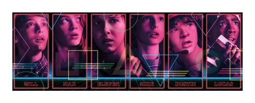 PUZZLE 1000 CLEMENTONI PANORAMA STRANGER THINGS 39548 na Arena.pl