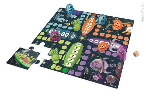 Podłogowa gra Chińczyk Potworki, Janod na Arena.pl