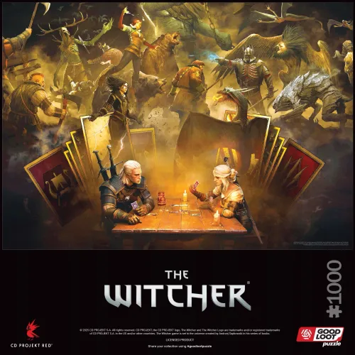 Puzzle Good Loot Wiedźmin 1000 elementów Puzzle Gaming The Witcher Wiedźmin na Arena.pl