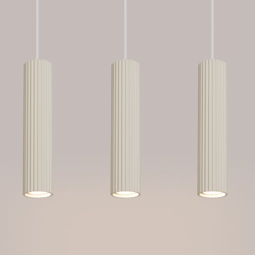 Lampa wisząca KARBON 3L beżowy na Arena.pl