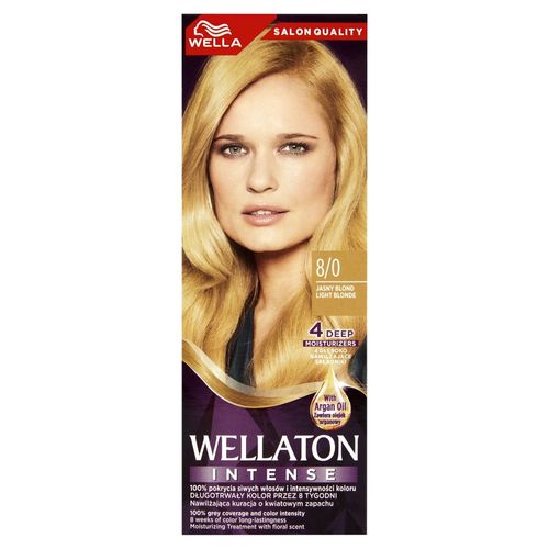 Wella Wellaton Krem intensywnie koloryzujący nr 8/0 - Jasny Blond  1op. na Arena.pl