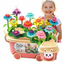 KLOCKI WIOSENNY OGRÓD 102 EL KREATYWNE KONSTRUKCYJNE KWIATKI DO BUDOWANIA