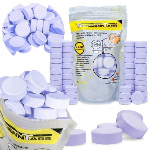 TABLETKI do SZAMBA Sanidenn 52 TABLETKI BAKTERIE do SZAMBA na Arena.pl