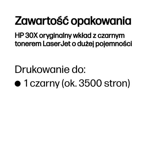 Toner HP 30X black na Arena.pl