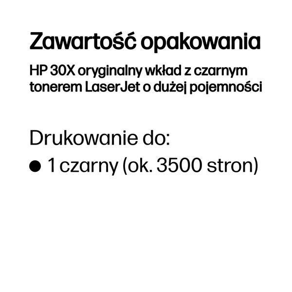 Toner HP 30X black zdjęcie 6