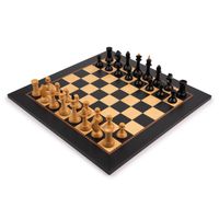 Gambit Królowej Oficjalny Zestaw Szachowy FERRER - Luksusowa Szachownica