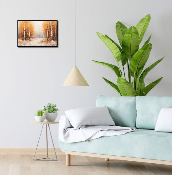 Plakat 45x30cm Jesienne Brzozy zdjęcie 4