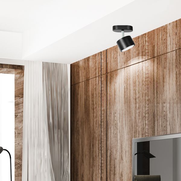 Lampa Punktowa Led Heckermann 8795313A Czarna 1X Głowica zdjęcie 2