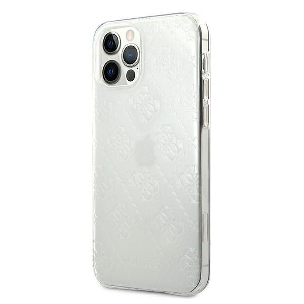 Guess GUHCP12L3D4GTR iPhone 12 Pro Max 6,7" transparent hardcase zdjęcie 2