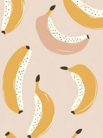 Plakat 60x80cm Wzory dla Dzieci, Dziewczynki i Chłopca - Banany