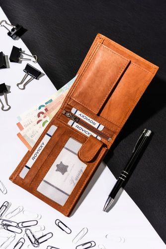 duży, skórzany portfel męski w orientacji poziomej - always wild na Arena.pl