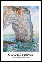 Plakat 61x91,5cm Design The Manneporte, Monet Vintage do Salonu