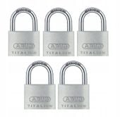 ZESTAW 5 KŁÓDEK ABUS TITALIUM 64TI/45 SYSTEM JEDNEGO KLUCZA
