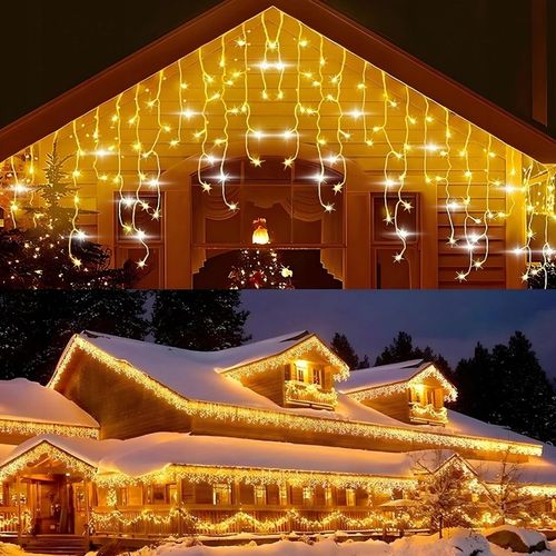 SOPLE ZEWNĘTRZNE LAMPKI LED 300LED 12M FLASH BIAŁE CIEPŁE GRUBY PRZEWÓD na Arena.pl