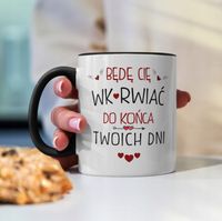 PREZENT NA WALENTYNKI KUBEK DO KOŃCA DNI ŚMIESZNE PREZENTY WALENTYNKOWE