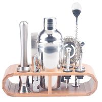 Zestaw 12 Szt  Ze Stali Nierdzewnej Koktajli  - Shaker Mixer - Bar Drink  - Barmańskie Home Party - (Srebrny)