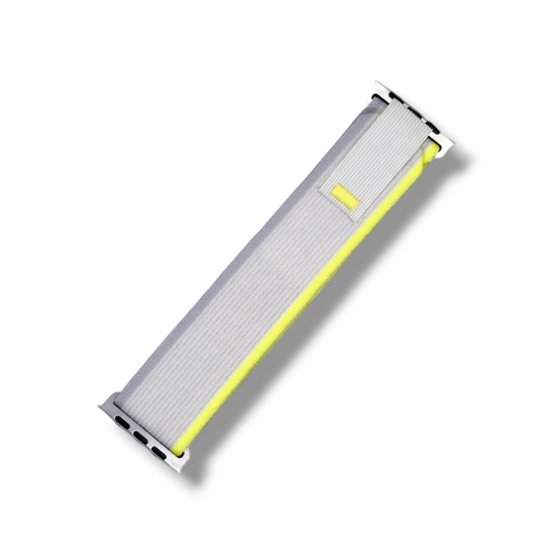 Pasek T-Buckle (Trail Loop) do Apple Watch 38/40/41 mm - Szaro/Żółty na Arena.pl