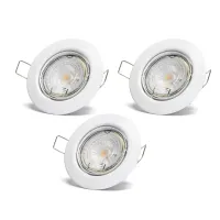 3x reflektor LED 4,5W 3000K ciepły biały Aigostar do przytulnego klimatu