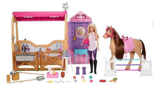 Barbie Stadnina dla Koni Mattel JDN43 Mysteries The Great Horse Chase na Arena.pl