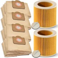 20x WZMOCNIONE WORKI + 2x FILTR PUREY DO ODKURZACZA KARCHER WD3 SE4001