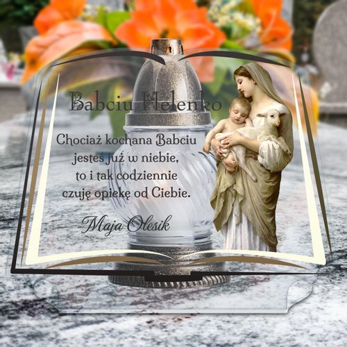 PODSTAWKA POD ZNICZE STATUETKA NA NAGROBEK XXL na Arena.pl