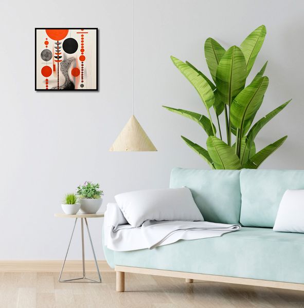Plakat 40x40cm Kontrastowy Kosmos zdjęcie 4