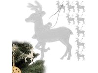 Zawieszki choinkowe bombki ozdoby na choinkę świąteczne renifery 9szt