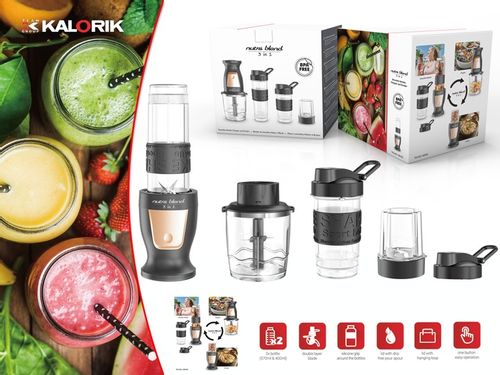 BLENDER KIELICHOWY DO KOKTAJLI SMOOTHIE BUTELKI SIEKANIE MIELENIE BLEND&GO na Arena.pl