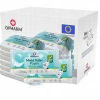 Nawilżany papier toaletowy Opharm Toilet Wipes 14 x 48 szt.