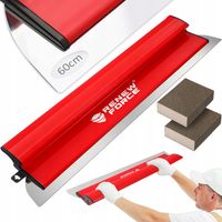 NÓŻ DO GŁADZI PIÓRO SZPACHLA 60cm WYMIENNE NIERDZEWNE OSTRZE LIZAK 0.3mm XL