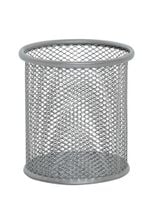 pojemnik na dług. q-connect metal siatka okr srebr