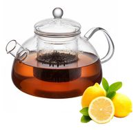 Dzbanek żaroodporny z zaparzaczem 1300 ml do zaparzania herbaty ziół i kawy