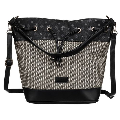 stylowa torebka worek z ozdobnym panelem - david jones na Arena.pl