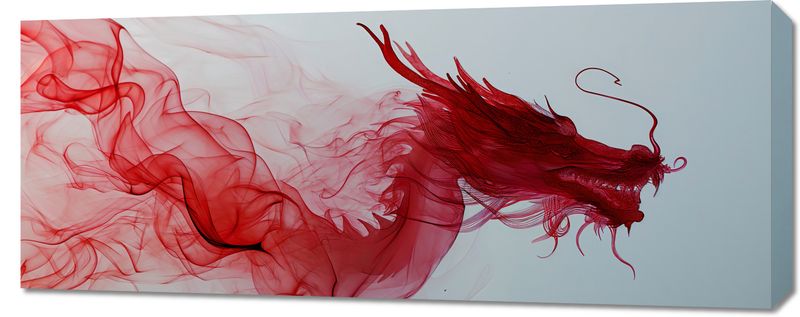 Obraz 100x40cm Smoczy Wzlot zdjęcie 1