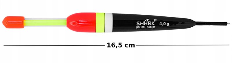 Spławik Przelotowy z BALSY SHARK 4,0 g / 16,5 cm zdjęcie 2