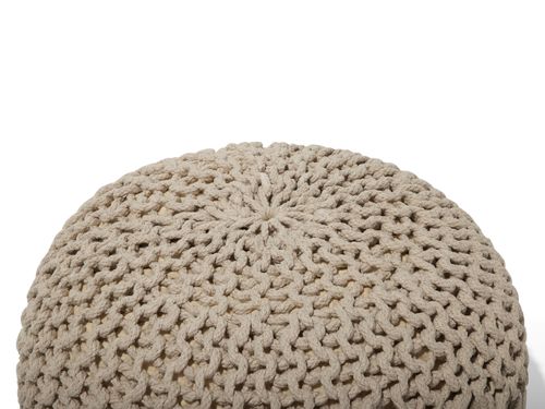Puf 50 x 35 cm beżowy CONRAD na Arena.pl