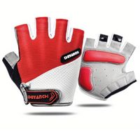 Kolarskie rękawiczki na rower siłownię na rzep uniwersalne rowerowe