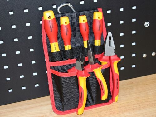 Zestaw narzędzi izolowanych / Kieszeń z narzędziami izolowanymi 1kV 7szt na Arena.pl