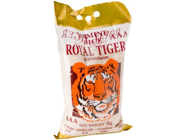 RYŻ JAŚMINOWY PREMIUM AAA 5kg ROYAL TIGER zdjęcie 1