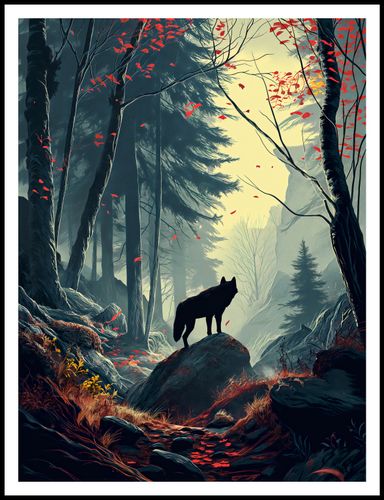 Plakat 75x100cm Leśne Echa na Arena.pl