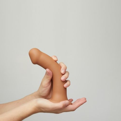 silicone bendable dildo double density caramel l na Arena.pl
