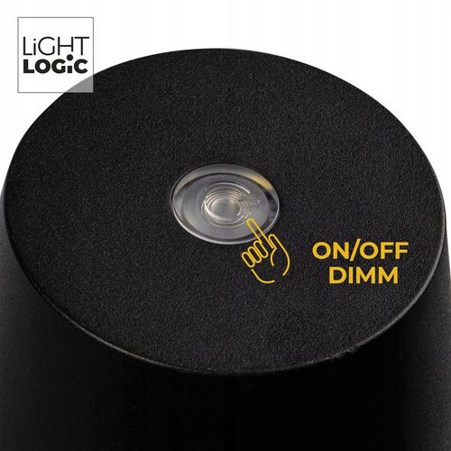 Lampka stołowa biurkowa LED LL WARS DIM CCT B czarna USB przenośna na Arena.pl