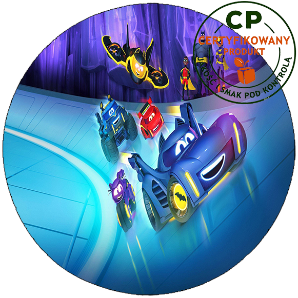 Opłatek na tort Batwheels zdjęcie 1