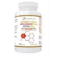 PROGRESS LABS WITAMINA C BIOFLAWONOIDY RUTYNA 120k