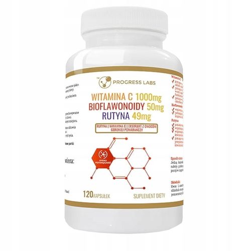 PROGRESS LABS WITAMINA C BIOFLAWONOIDY RUTYNA 120k na Arena.pl