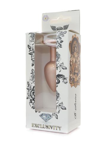 plug jewellery pearl gold plug  clear s na Arena.pl