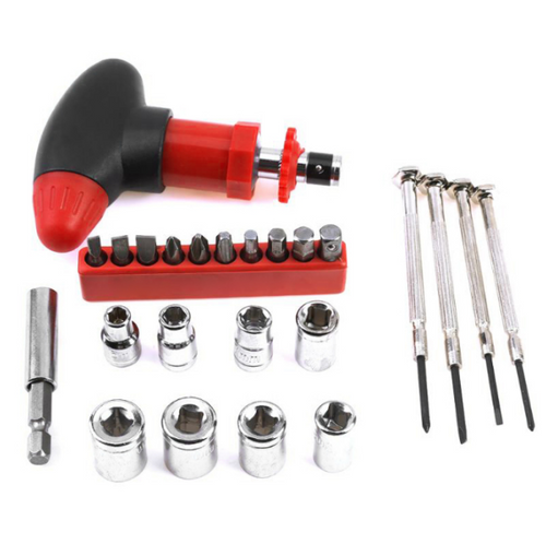 Zestaw narzędzi z latarką 24 elementy na Arena.pl