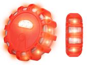 LAMPA OSTRZEGAWCZA 12+3 LED FLARA NA BATERIE